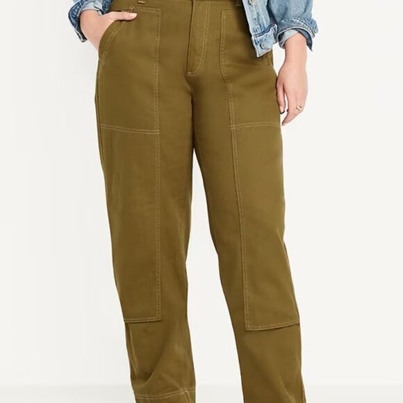 Old Navy - High-Waisted Utility Pants - Picture 5 of 9